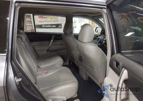 2013 Toyota Highlander Se V6 from USA, damaged, VIN 5TDBK3EH6DS256360